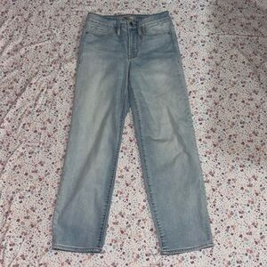 Athleta Sculptek Straight Leg Ankle Jean Light Wash | size 0